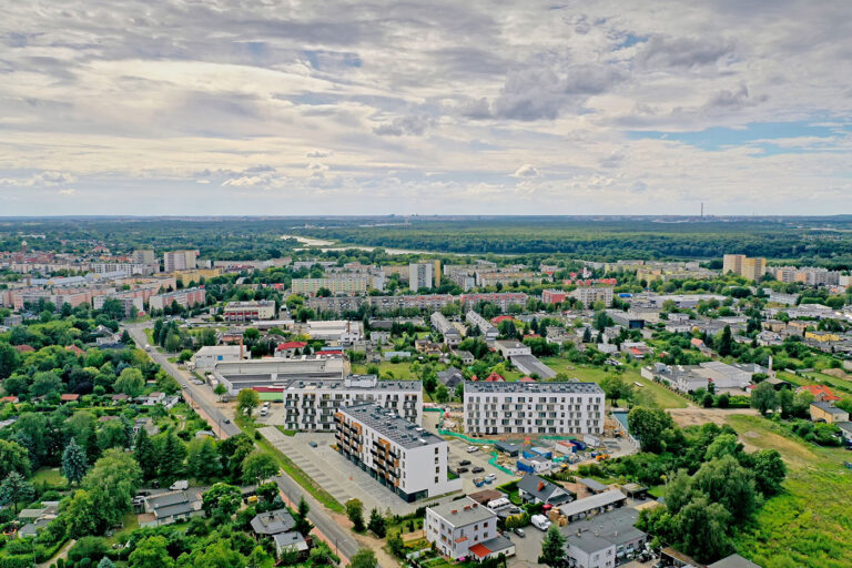 osiedle Cybińska, Swarzędz, Agrobex ujęcie z drona